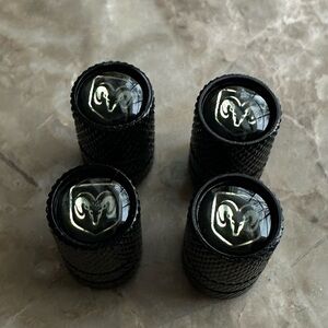 black Tire Valve Stem Cap Cover for Dodge RAM